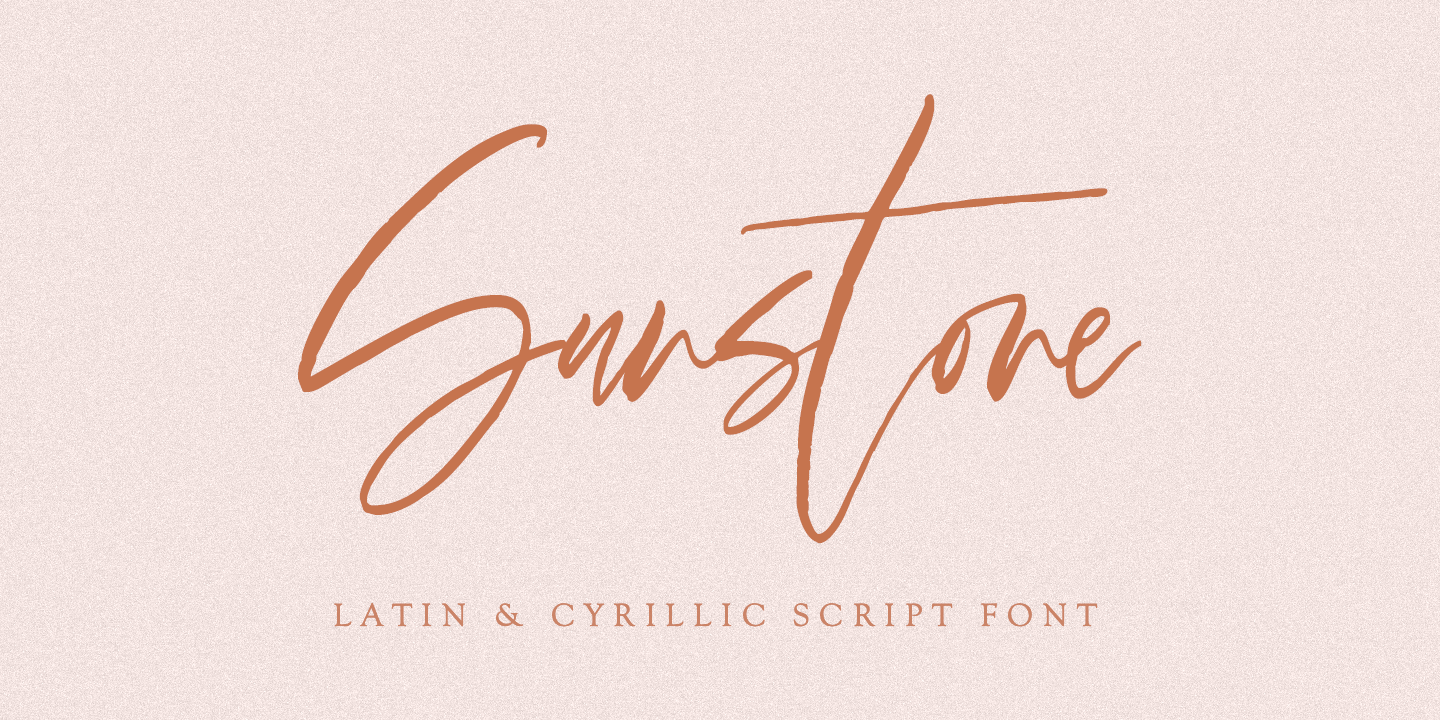 Font Sunstone